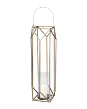Mercana Ivy Large Geometric Cage Candle Holder Lantern