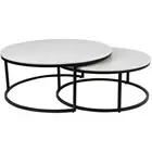 NEW Cafe Lighting Chloe Nesting Coffee Table Black