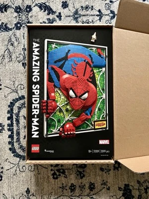 [New] LEGO 31209 MARVEL ART The Amazing Spiderman GREAT WALL DISPLAY RARE @RB!