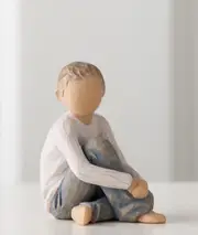 Willow Tree Figurine Caring Child Nurtured by Loving Care Susan Lordi 26228