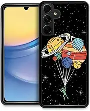 [Goodsprout] Compatible with Samsung Galaxy A15 Case,Alien Balloon Solar System Amazing Pattern Design Shockproof Anti-Scratch Hard PC Back Case for Samsung Galaxy A15