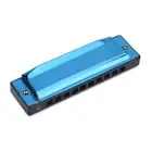 Harmonica 10 Hole 20 Tone Key Of C Blues Mouth Organ Musical Instrument For ECM
