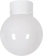 Beacon Lighting Orb 6 inch 1 Light DIY Batten Fix in White/Opal