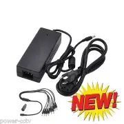 1-8 Power Adapter ACDC 12V 5Amp to Home Security Camera Surveillance DVR System