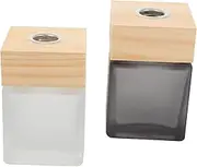 MUELODSIC Essential Oil Bottles Set 2 Pack Aromatherapy Bottle Car Air Vent Aroma Diffuser for Home Decor