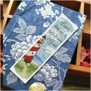 Seaside Serenity Cross Stitch Bookmark Kit - DIY Blank Canvas for Adult & Kid Be