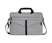 Laptop Bag Sleeve briefcase Carry cover Waterproof for Macbook Dell Sony HP 15.5" to 15.6" inch, Grey