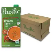Pacific Foods Organic Creamy Tomato Soup 32 oz Carton Pack of 12