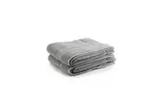 2pc Onkaparinga 60x90cm Cotton Flinders Premium Bath Mats Set 800GSM Grey