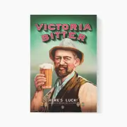 First Hard Worker Poster – Victoria Bitter