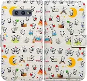 Bfun Packing Galaxy S10e Case,Bcov Happy Panda Pattern Card Slot Wallet Leather Cover Case for Samsung Galaxy S10e