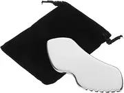 SAFIGLE 1 Set Stainless Steel Tool for Facial Massage Includes Scraping Board and Bag Versatile Skin Care Accessory for Muscle Relaxation and Wellbeing