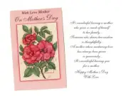 Shares Her Wisdom ~ Mother's Day Card ~ Single Greeting Card w/ Envelope