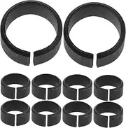 10pcs Set Wheel Hub Positioning Ring Nuts Wheel Lock Locking Lug Nut Wheel Locks for Cars Tires Steel Wheel Chocks Wheel Nut Lug E Track Tire Straps 65 Manganese Spring Steel Black