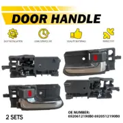Gray+Chrome For 2003 2004 2005-2008 Toyota Corolla & Matrix Inside Door Handle