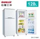 【佳麗寶】-留言加碼折扣《台灣三洋 / SANLUX 》雙門冰箱-128L【SR-C128B1】
