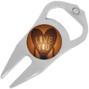 Love You Nightlight Golf Ball Marker Divot Repair Tool Bottle Opener