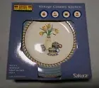 Debbie Mumm VINTAGE COUNTRY KITCHEN Set of 4 8 1/2 inch Sakura Salad Plates NIB