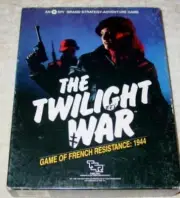 TSR SPI 1984 : The Twilight War - Game of WW2 French Resistance (PUN) EX