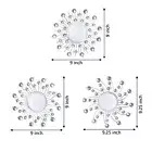 Mirror Wall Decor Metal Sun Mirror Wall Art Decorative Mirrors Home Decor Sun...