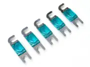 KnuKonceptz Silver Plated Mini ANL 60A Fuse 5pk MIDI