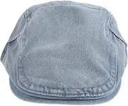 [COSMEVIVI] Unique Women's Denim Beret Fashionable Ponytail Cap Vintage Cowboy Hat Beret Hat for Women Minimalist French Beret Stylish h