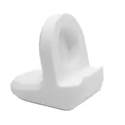 Silicone Apple Watch Charging Stand - White , Charging Cable Sold Seperatly, Non-Slip design, Comfortable Viewing Angle, Compatible With All Series - Watch Ultra/10/9/8/7/6/5/4/3/2/1/SE [WTAGEN0145]