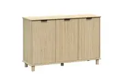Randy Swedish Buffet Unit Sideboard Storage Cabinet 3-Doors Oak