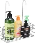 Hanging Shower Caddy Shower Rack with Rotatable Hooks Bar over the Door, Bath...