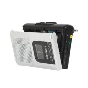Cassette Player Walkman Tape Recorder FM AM Radio with Built-in Speaker,Micro...