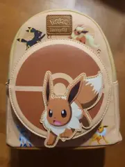Pokemon Loungefly Eeveelutions Eevee Umbreon Sylveon Flareon Mini Backpack