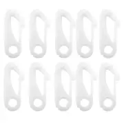 Honbay 10PCS Durable Nylon Flag Clips Flag Pole Clip Snap Hooks Flag Pole Acc...