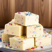 Birthday Cake Fudge Creamy Vanilla Infused With Colorful Confetti Sprinkles