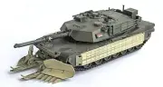 Dragon 1:72 USMC M1A1 AIM Abrams Main Battle Tank with TUSK I Kit, DRR63123