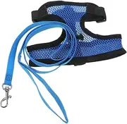 BESPORTBLE Breathable Chicken Vest and Leash Mesh Harness for Small Pets Comfortable Design for Walking Ducks Geese and Chickens Bow Tie Included Random Color