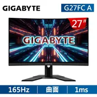 在飛比找PChome24h購物優惠-技嘉 GIGABYTE G27FC A 曲面電競螢幕(27型