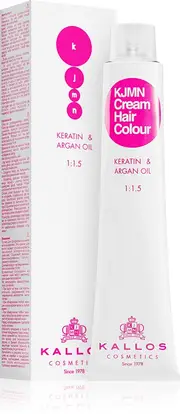 Kallos KJMN Keratin and Argan Oil Hair Color Cream 100 ml 5.00 Lighter Brown