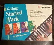 New Vintage Radio Shack Getting Started Pack Learn To Play Piano 4 Book Set
