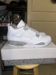 Size 14 - Jordan 4 Retro Mid White Oreo