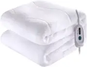 Heated Mattress Pad Quilted Heating Electric Matress Bed Warmer Heater Fitted Ne