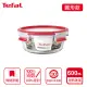 【Tefal 特福】新一代無縫膠圈耐熱玻璃保鮮盒600ML(圓形)