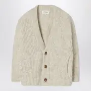 [American Vintage] Short cardigan in beige alpaca blend 11 Y Beige