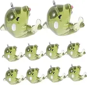 [LALAFINA] Diy Jewelry Charms 10pcs Dolphin Shape Charms Beads for Necklace Pendant Earring Making