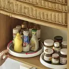 Round Shelf Spice Organizer Spice Rack Seasoning Bottle Shelf Kitchen