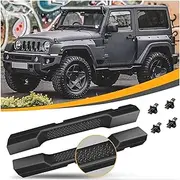 Running Boards Compatible for Jeep Wrangler JK 2007-2017 2Door Side Step Nerf Bar OE Style Drop Side Steps Bars Textured Non-Slip Side Step