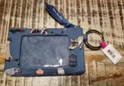 NWT Vera Bradley Zip ID Case in Recycled Cotton Cat’s Meow