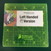 Matilda's Own Imperial Left Handed Ruler TRACKED patchwork quilting 4.5" x 4.5"