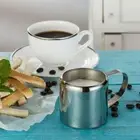 Cup Spout Pitcher Cream Frothing Stainless Steel Milk Jug Coffee Latte