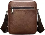 [DAFFGUI] Messenger Bag with Detachable Shoulder Strap Trendy Smooth Cozy Cross Body Bag for Man