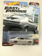 HOT WHEELS REAL RIDERS FAST & FURIOUS 2021 '70 CHEVY NOVA SS NIP